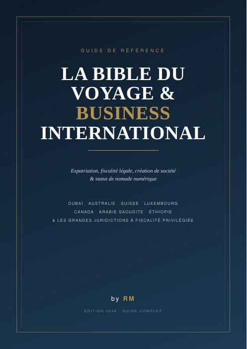 La Bible du voyage & business international