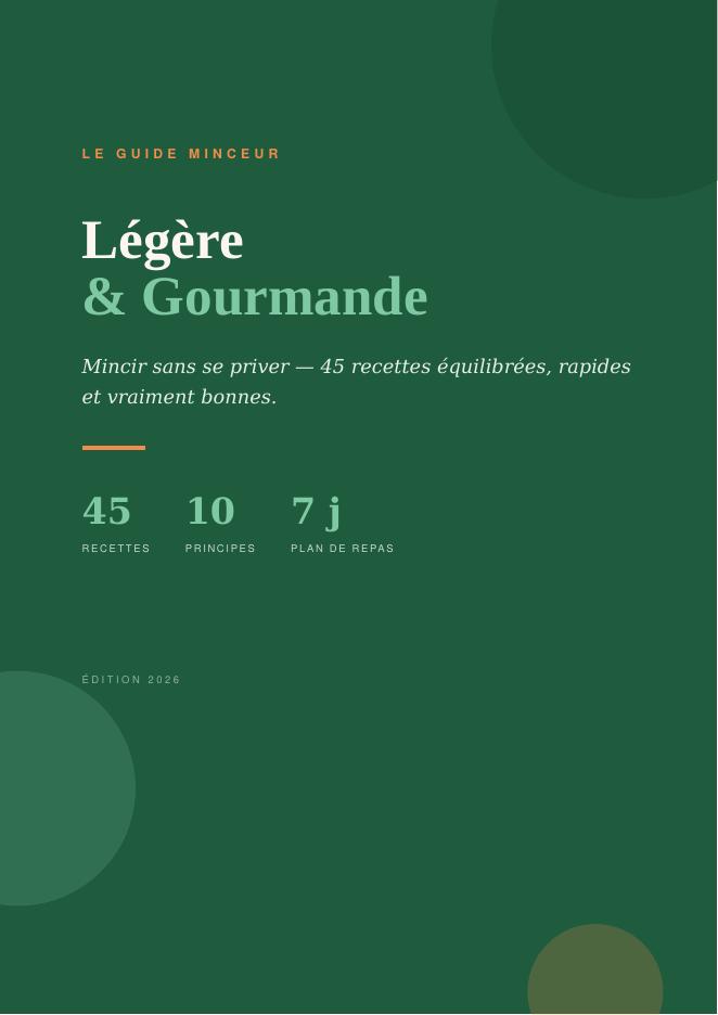 Couverture : Légère & Gourmande