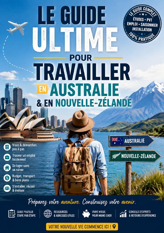 Étudier & travailler en Australie et Nouvelle-Zélande